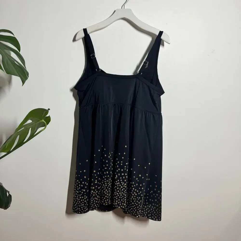 Swim Suits for All One Piece Swim‎ Dress Bathing Suit Women 24 Black Beach Vacay